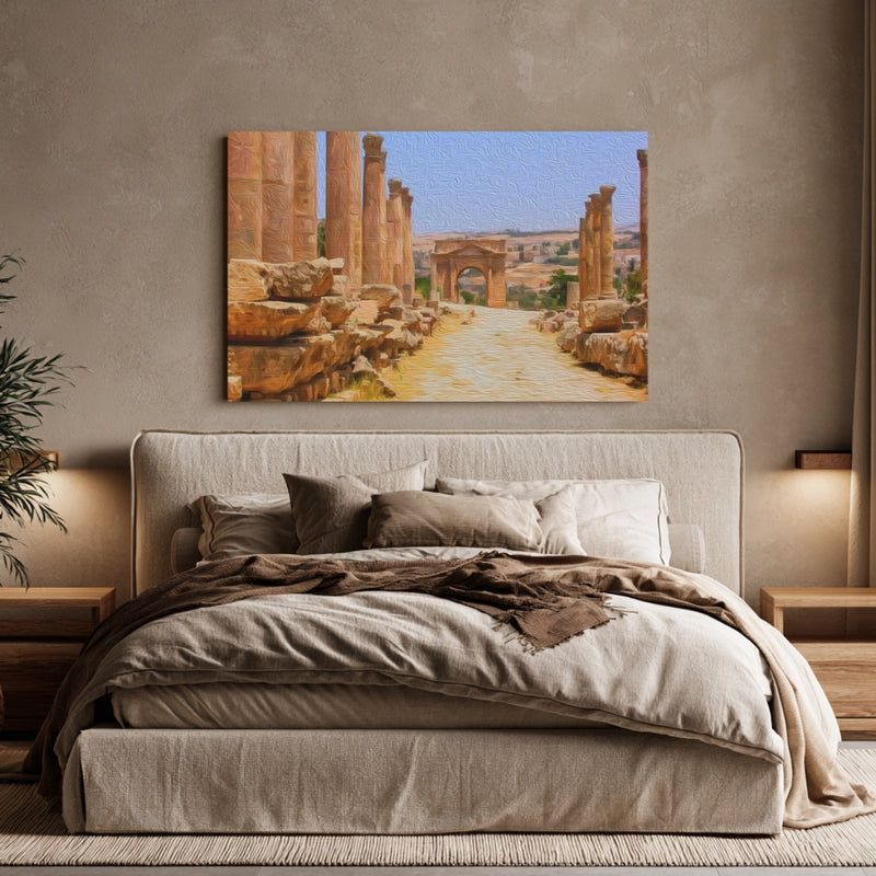 Cardo Maximus Colonnaded Street — Jerash, Jordan, view 6