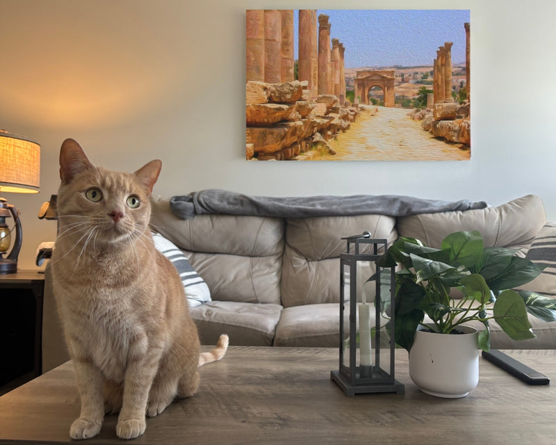 Cardo Maximus Colonnaded Street — Jerash, Jordan, view 2