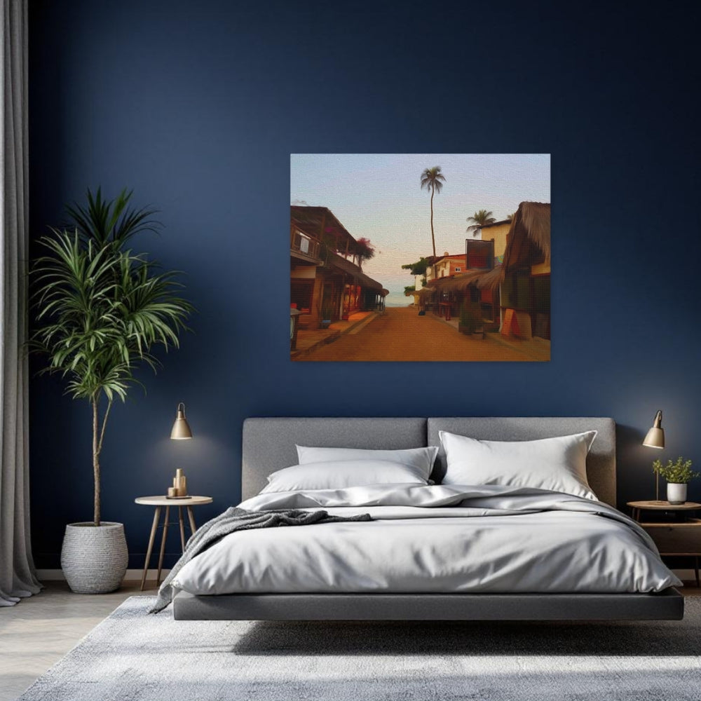 Jericoacoara, Brazil | Beachside Village Sandy Street | Original Series Gallery Canvas detail