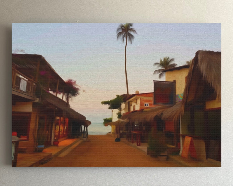 Beachside Village Sandy Street — Jericoacoara, Brazil