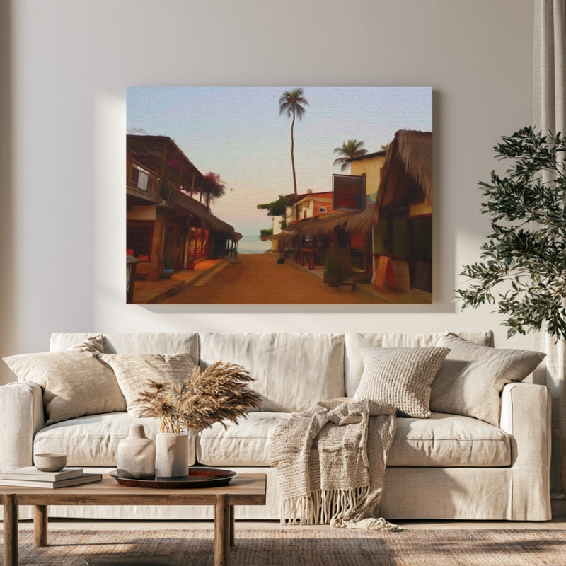 Beachside Village Sandy Street — Jericoacoara, Brazil, view 1