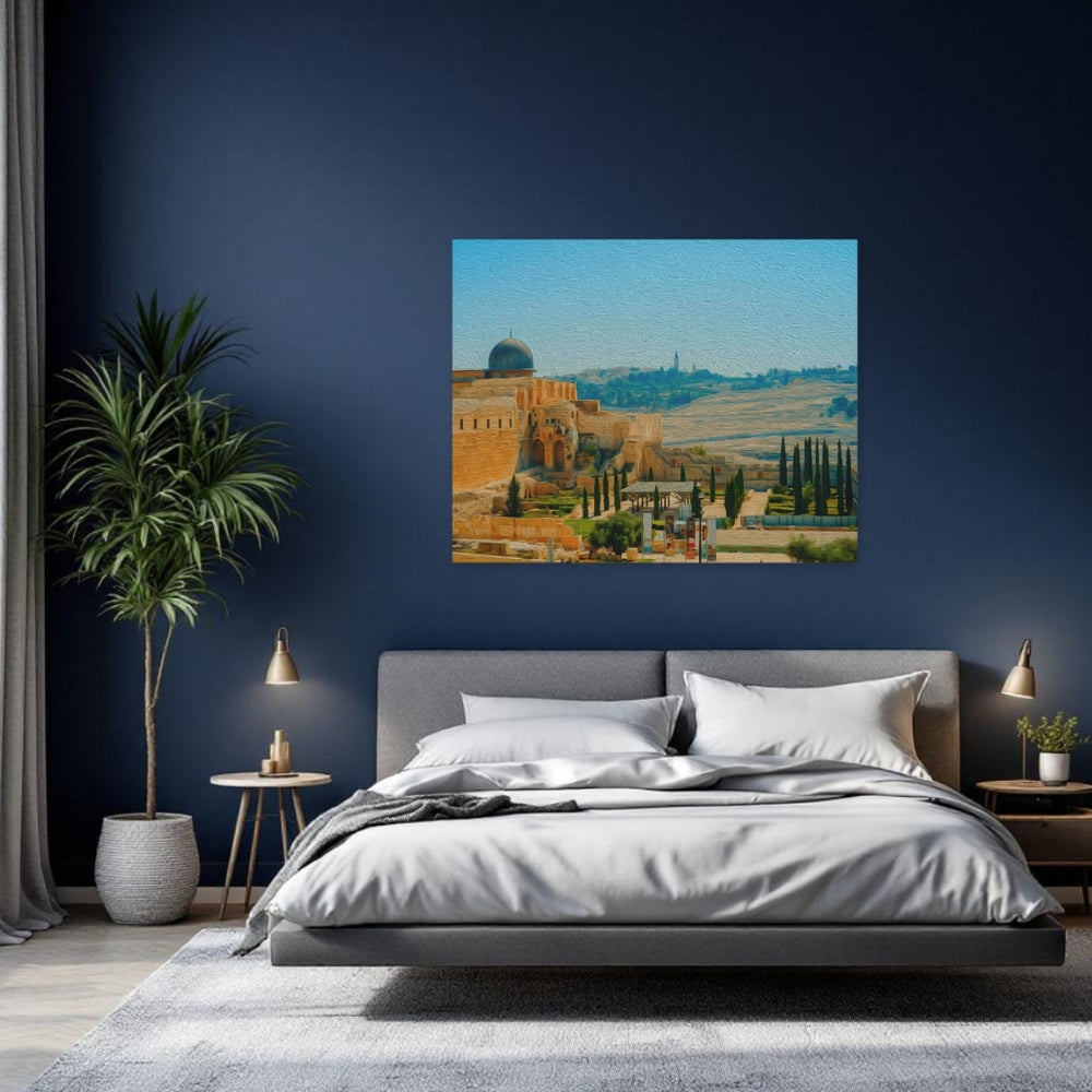 Jerusalem, Israel | Al-Aqsa Mosque Old City | Original Series Gallery Canvas detail