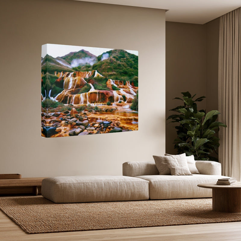 Golden Waterfall Jiufen — Jiufen, Taiwan, view 3