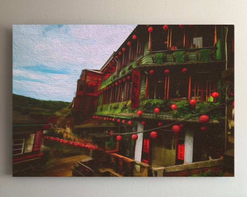 A-Mei Teahouse Lantern Steps — Jiufen, Taiwan