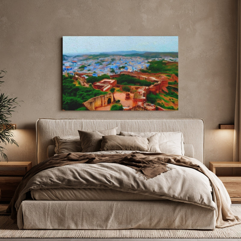 Mehrangarh Fort Aerial View — Jodhpur, India, view 6