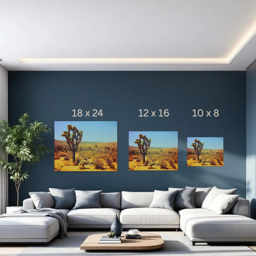 Joshua Tree, California | Mojave Desert Joshua Trees | Original Series Gallery Canvas detail