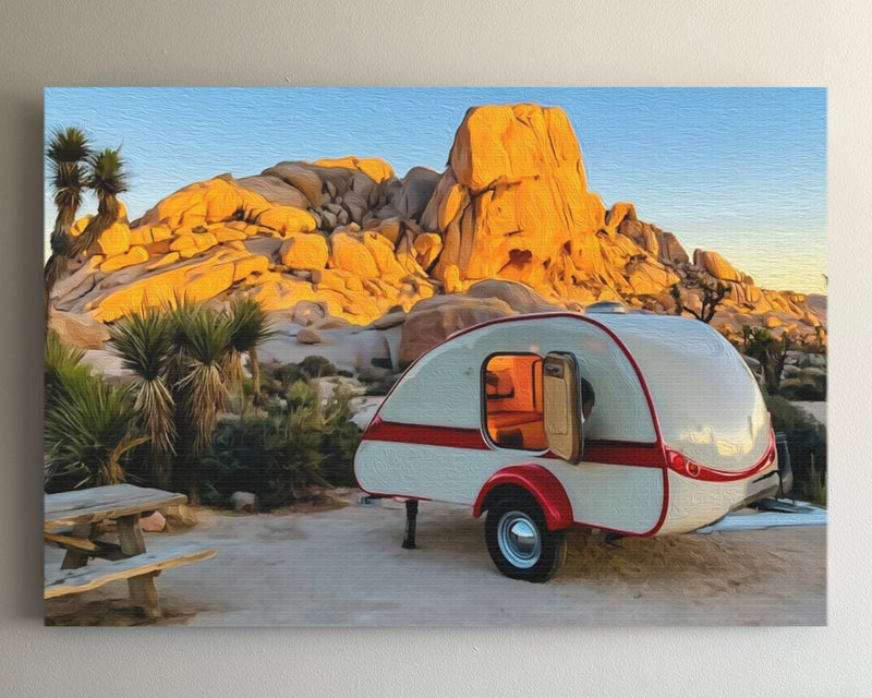 Joshua Tree Boulder Campsite — Joshua Tree, California