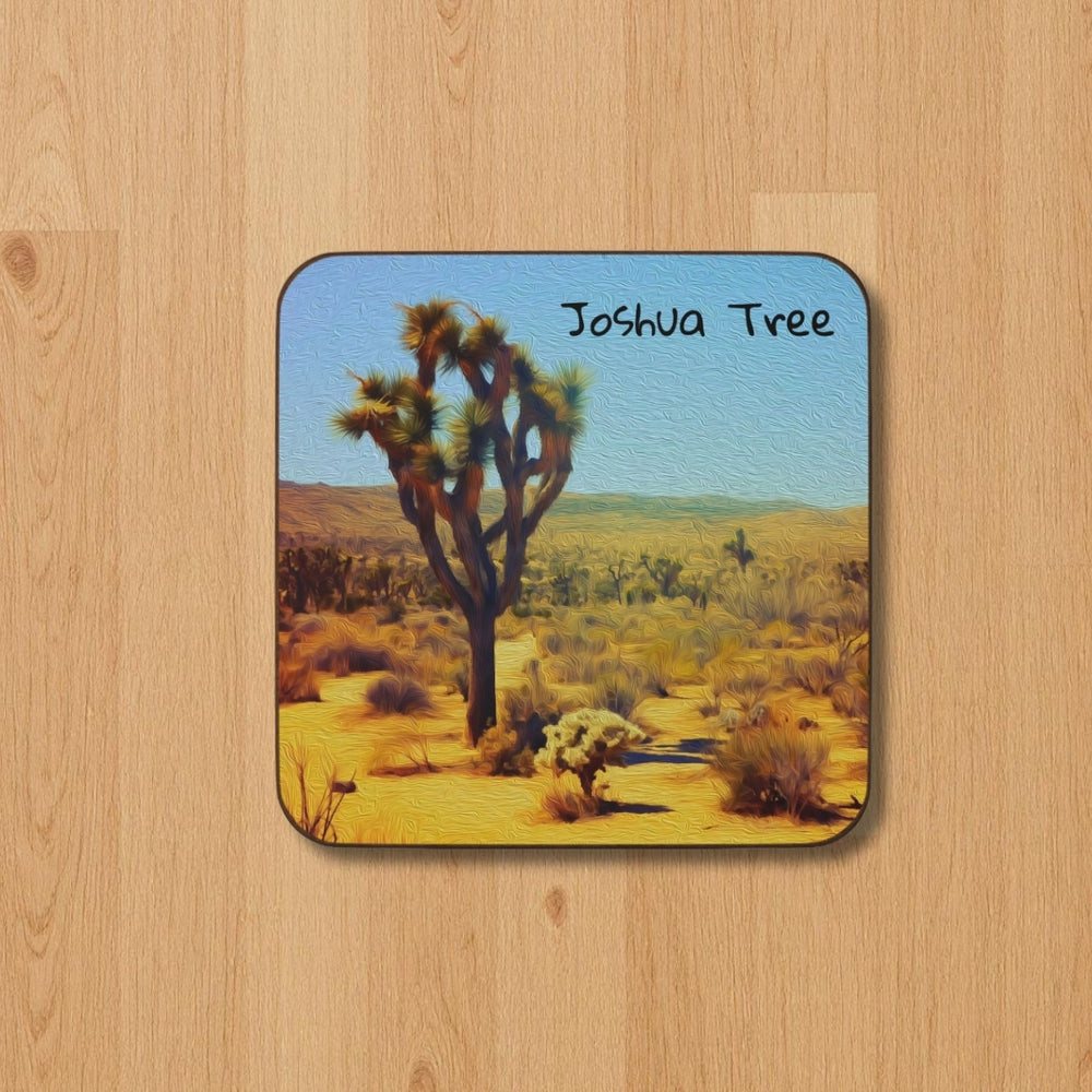 Joshua Tree, California | Mojave Desert Joshua Trees | Original Series Hardboard Coaster