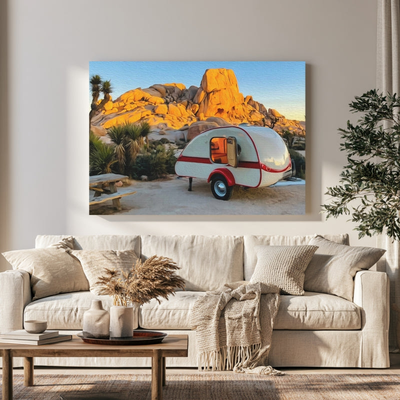 Joshua Tree Boulder Campsite — Joshua Tree, California, view 1