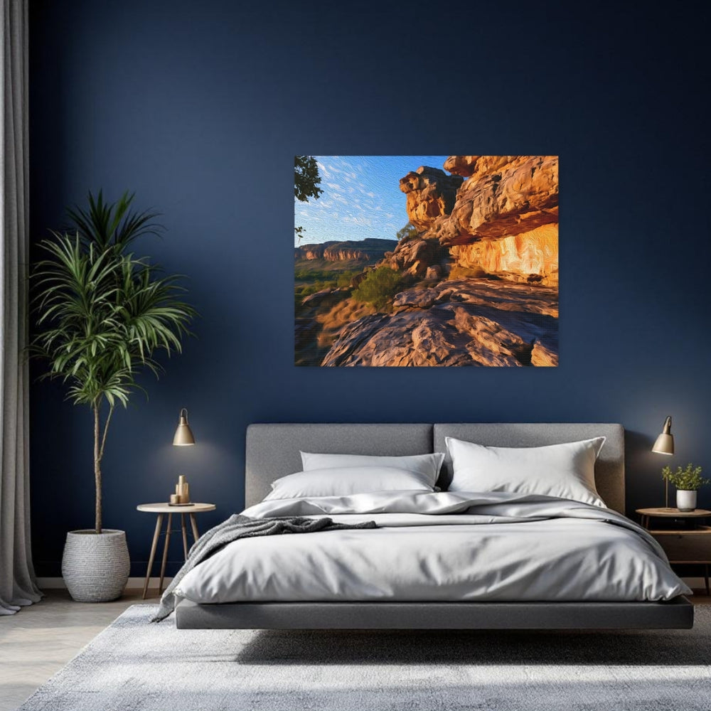 Kakadu National Park, Australia | Ancient Sandstone Escarpment Views | Original Series Gallery Canvas detail