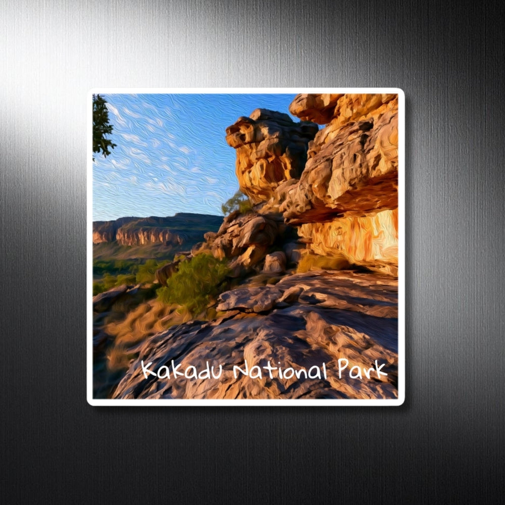Kakadu National Park, Australia | Ancient Sandstone Escarpment Views | Original Series Decorative Magnet