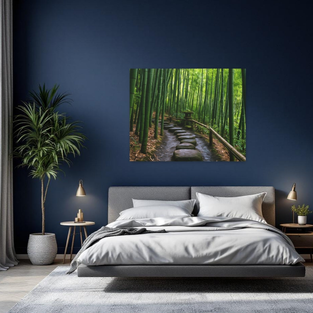 Bamboo Grove Stone Path — Kamakura, Japan, study 2