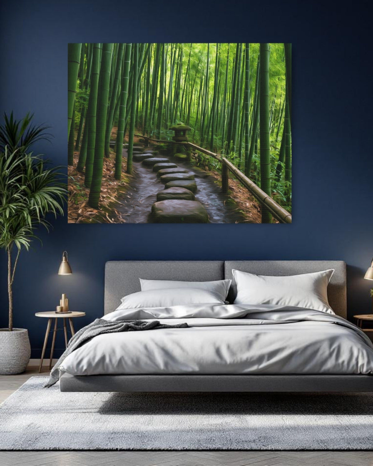 Bamboo Grove Stone Path — Kamakura, Japan, study 1