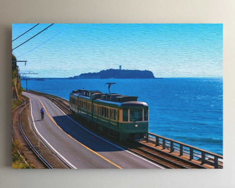 Enoshima Island Coastal Train — Kamakura, Japan