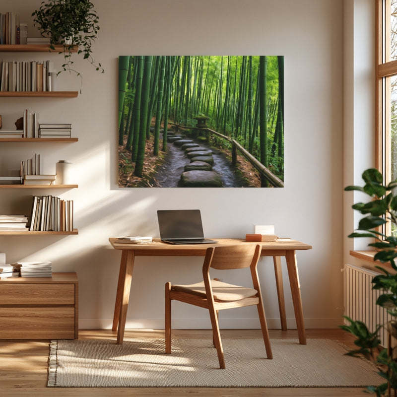 Bamboo Grove Stone Path — Kamakura, Japan, view 4