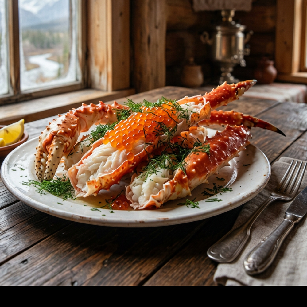Local cuisine study in Kamchatka Peninsula, Russia
