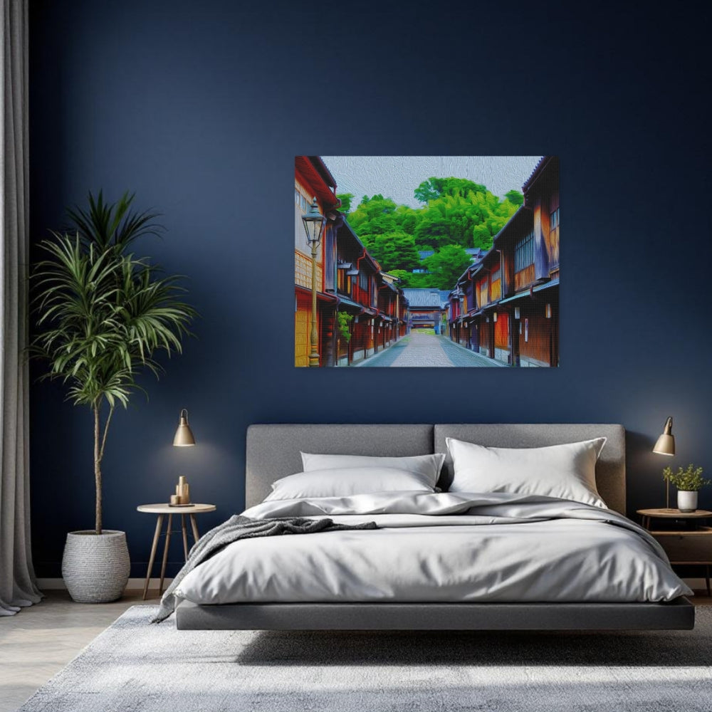 Kanazawa, Japan | Historic Higashi Chaya District | Original Series Gallery Canvas detail