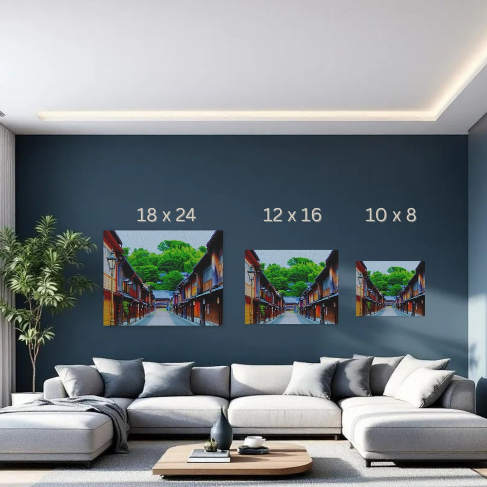 Kanazawa, Japan | Historic Higashi Chaya District | Original Series Gallery Canvas detail