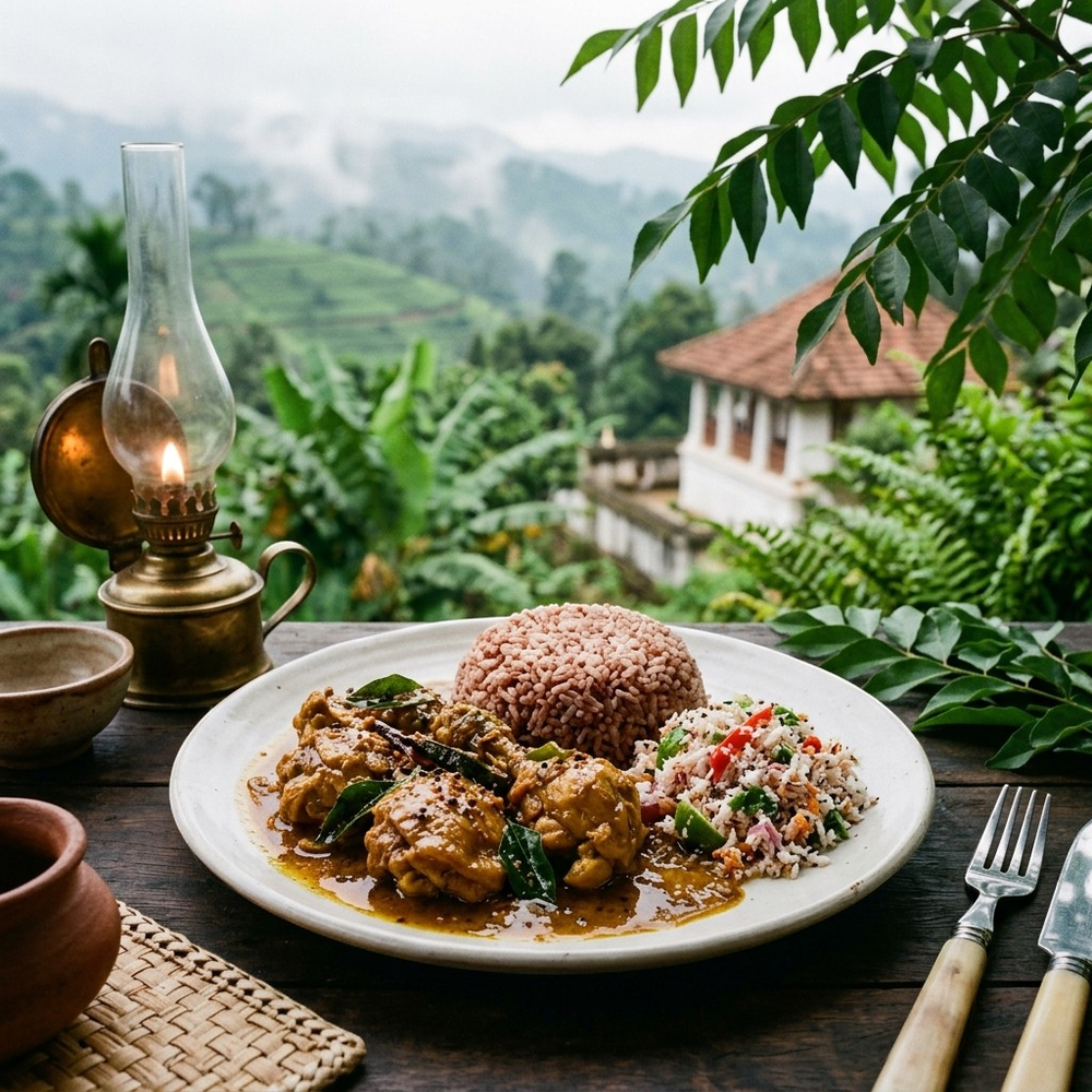 Local cuisine study in Kandy, Sri Lanka