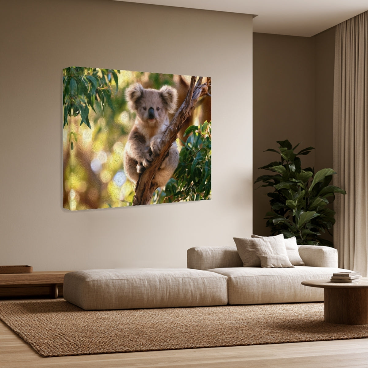 Koala In Eucalyptus Tree — Kangaroo Island, Australia, view 2
