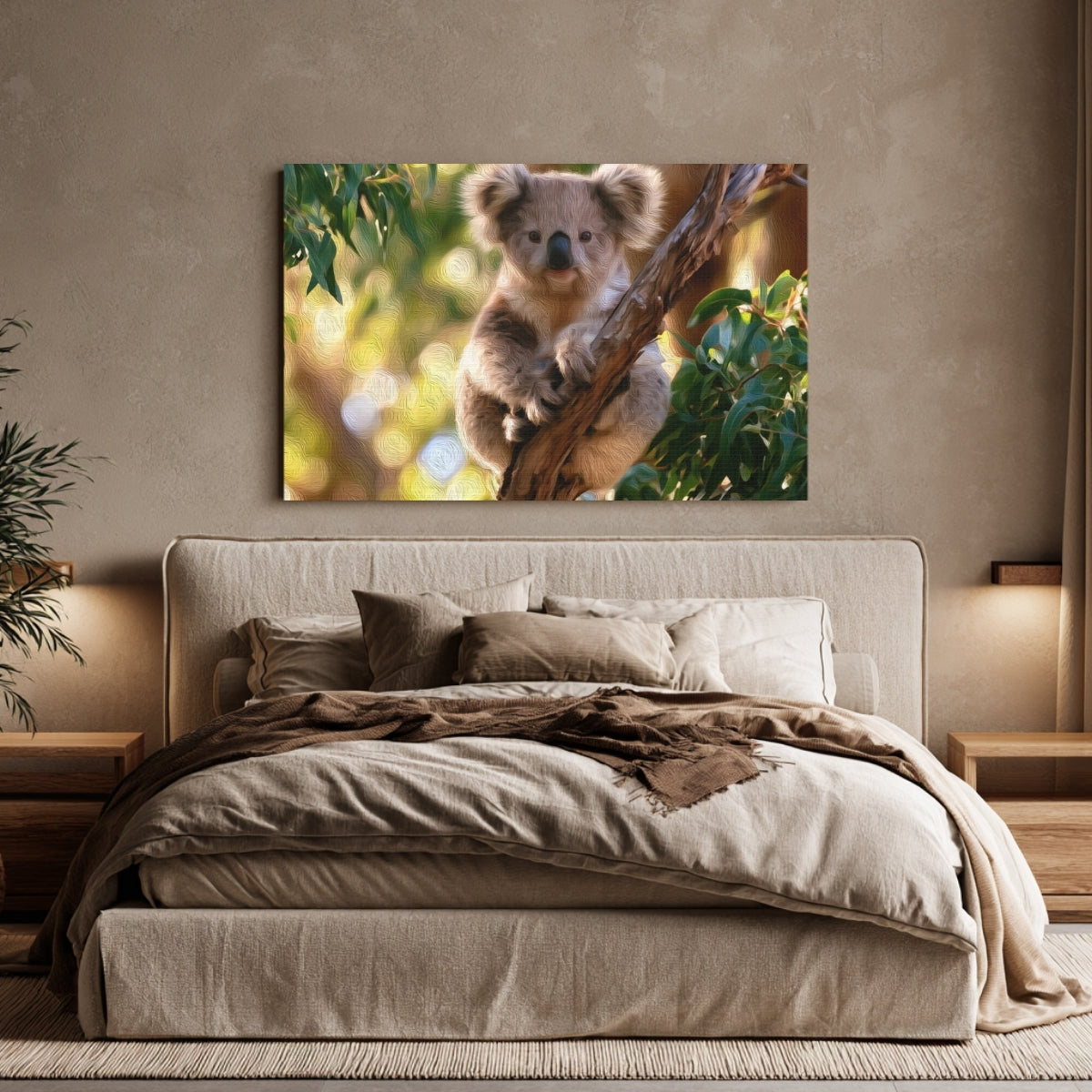 Koala In Eucalyptus Tree — Kangaroo Island, Australia, view 4