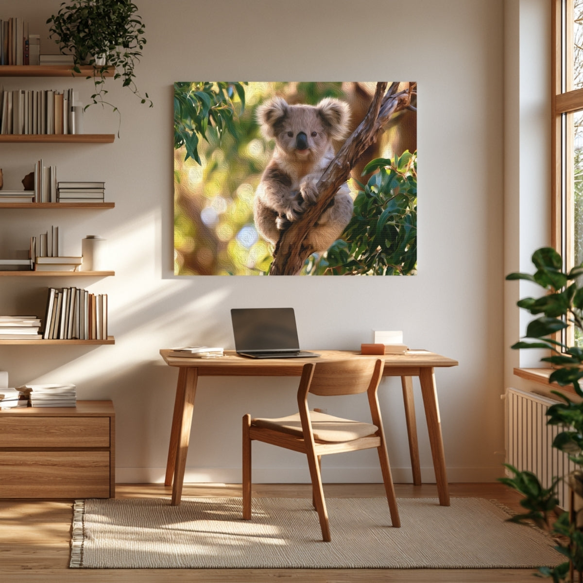 Koala In Eucalyptus Tree — Kangaroo Island, Australia, view 3