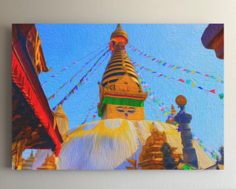 Swayambhunath Stupa Prayer Flags — Kathmandu, Nepal