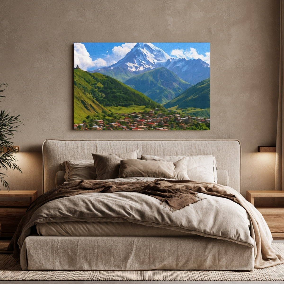 Kazbegi Village Mount Kazbek — Kazbegi, Georgia, view 4