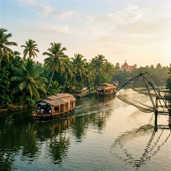 Botanical and pigment specimen study for Kerala Backwaters, India