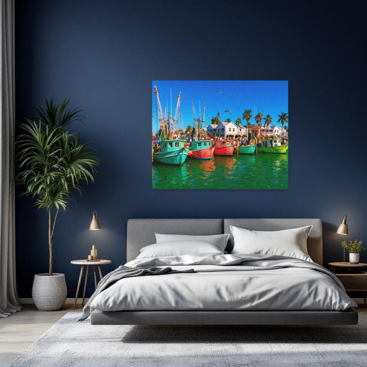 Key West, Florida | Key West Historic Seaport | Original Series Gallery Canvas detail