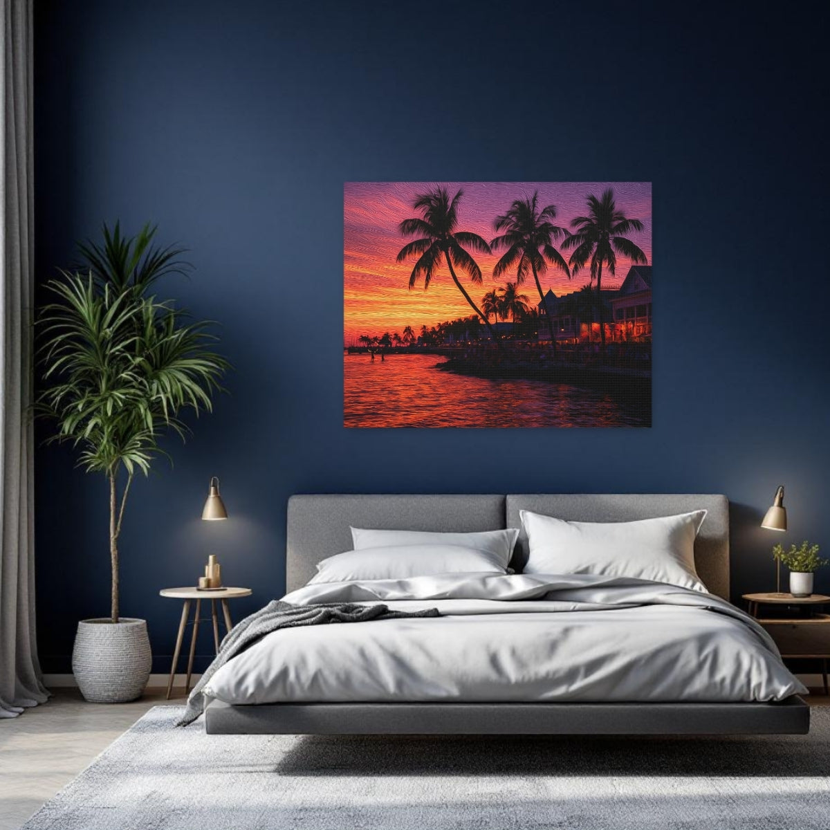 Key West, Florida | Mallory Square Sunset Celebration | Original Series Gallery Canvas detail