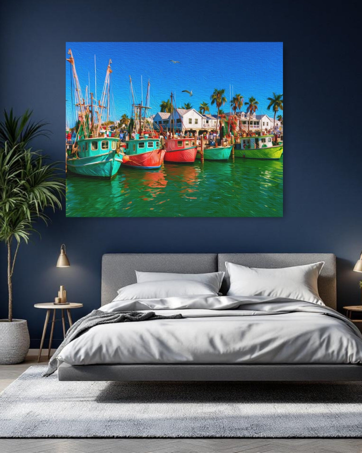 Key West, Florida | Key West Historic Seaport | Original Series Gallery Canvas detail