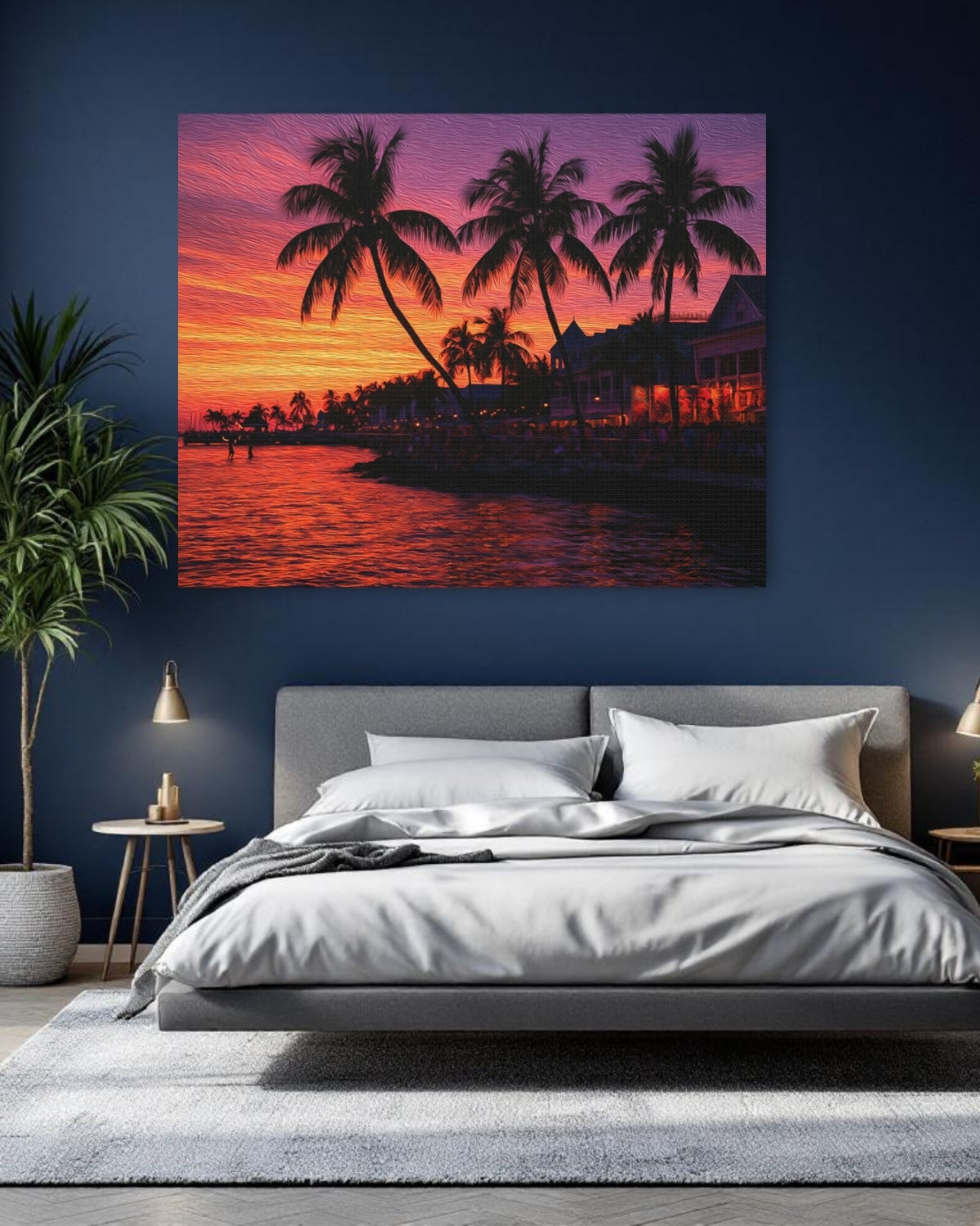 Key West, Florida | Mallory Square Sunset Celebration | Original Series Gallery Canvas detail
