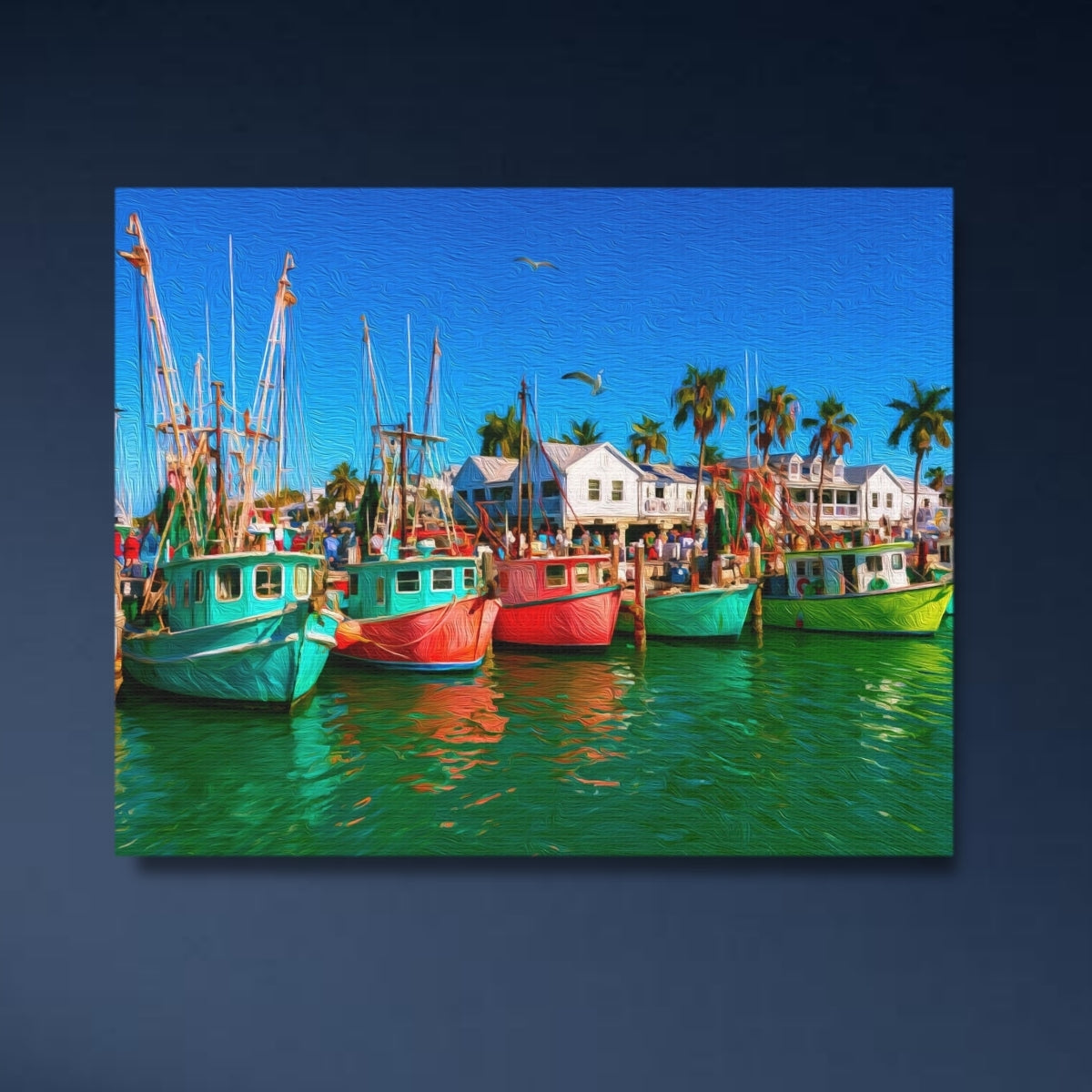 Key West, Florida | Key West Historic Seaport | Original Series Gallery Canvas close-up detail