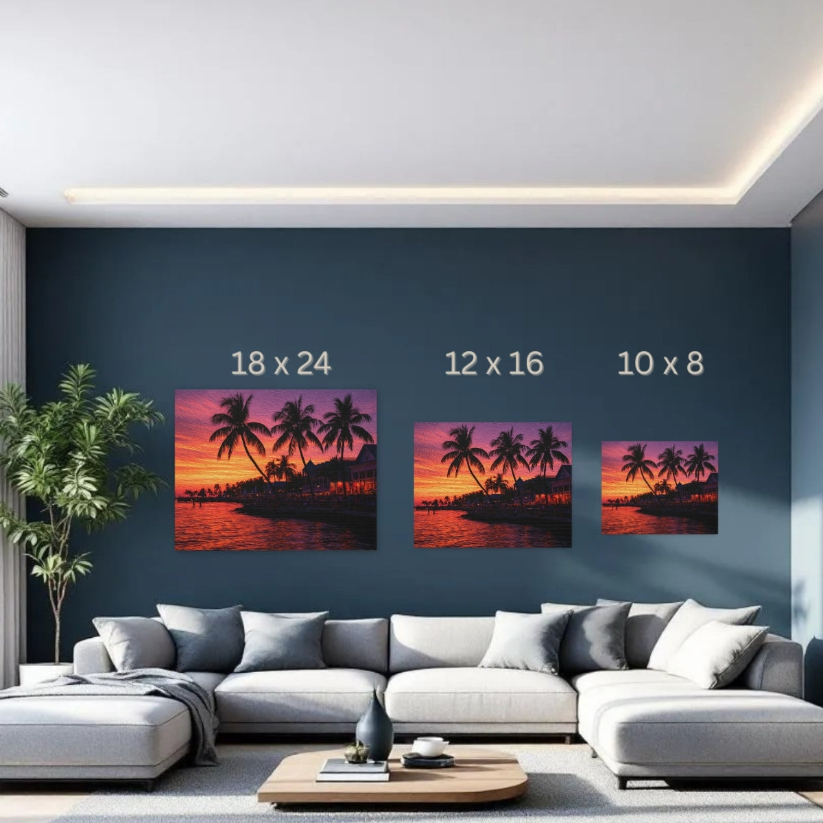 Key West, Florida | Mallory Square Sunset Celebration | Original Series Gallery Canvas detail