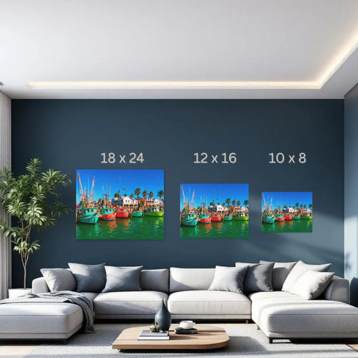 Key West, Florida | Key West Historic Seaport | Original Series Gallery Canvas detail