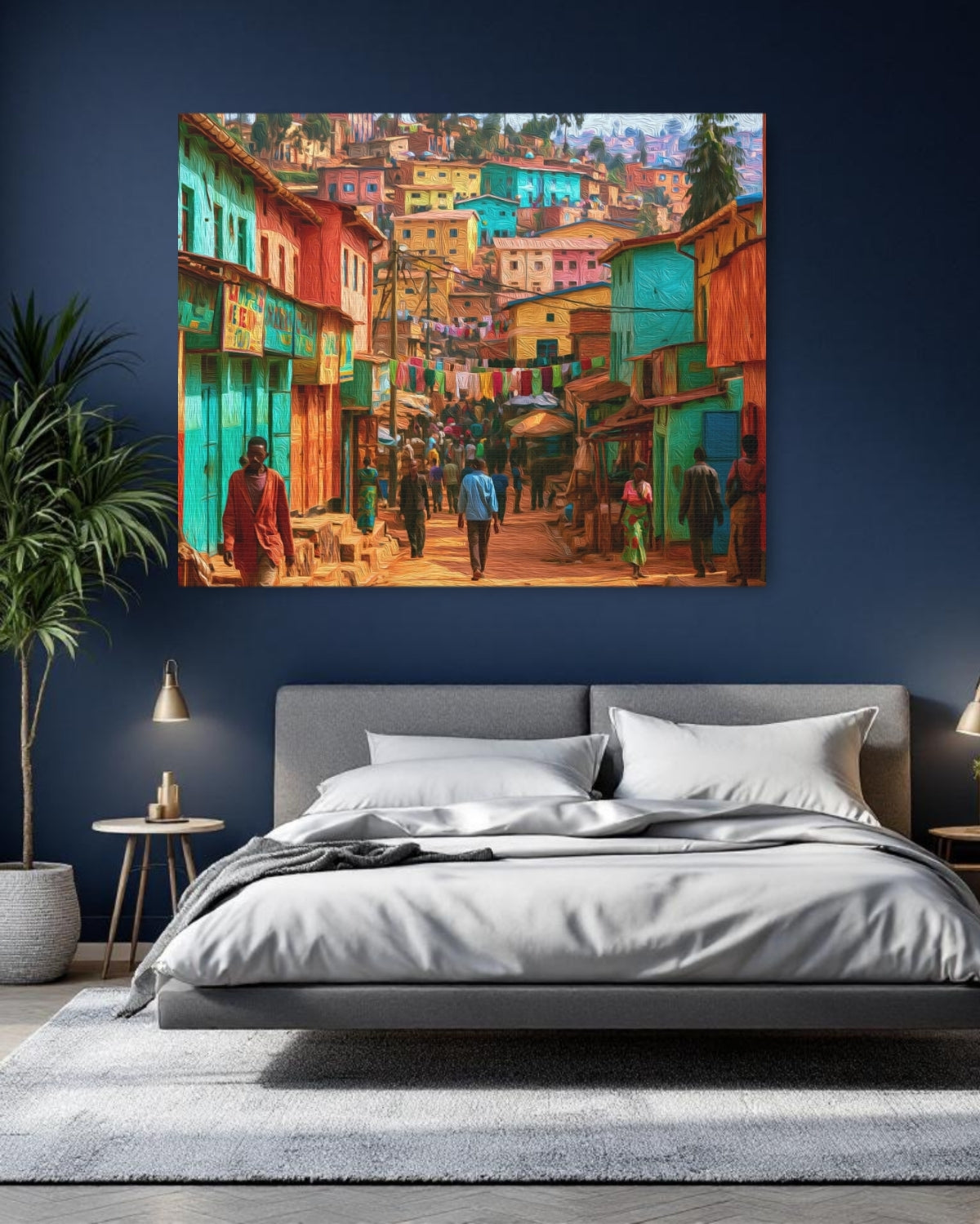 Kigali Hillside Market Street — Kigali, Rwanda, study 1
