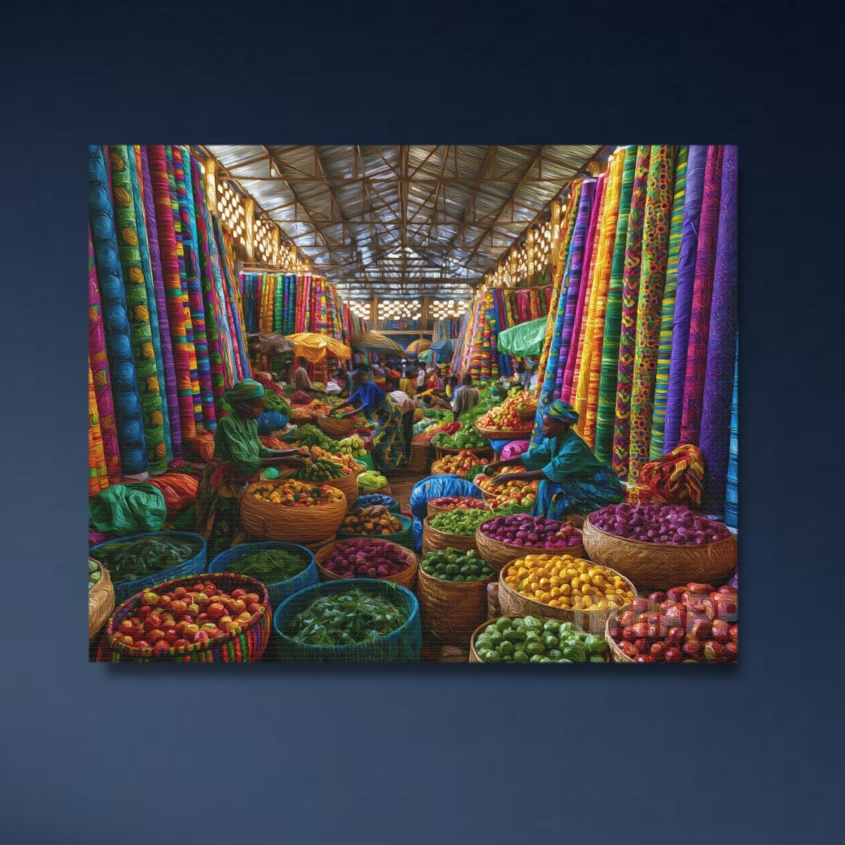 Kigali Central Market Stalls — Kigali, Rwanda, study 4