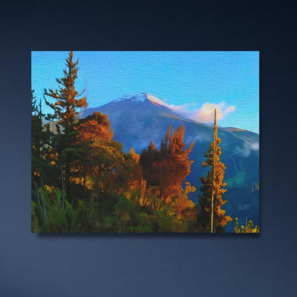 Kilimanjaro, Tanzania | Mount Kilimanjaro Autumn Forest | Original Series Gallery Canvas detail