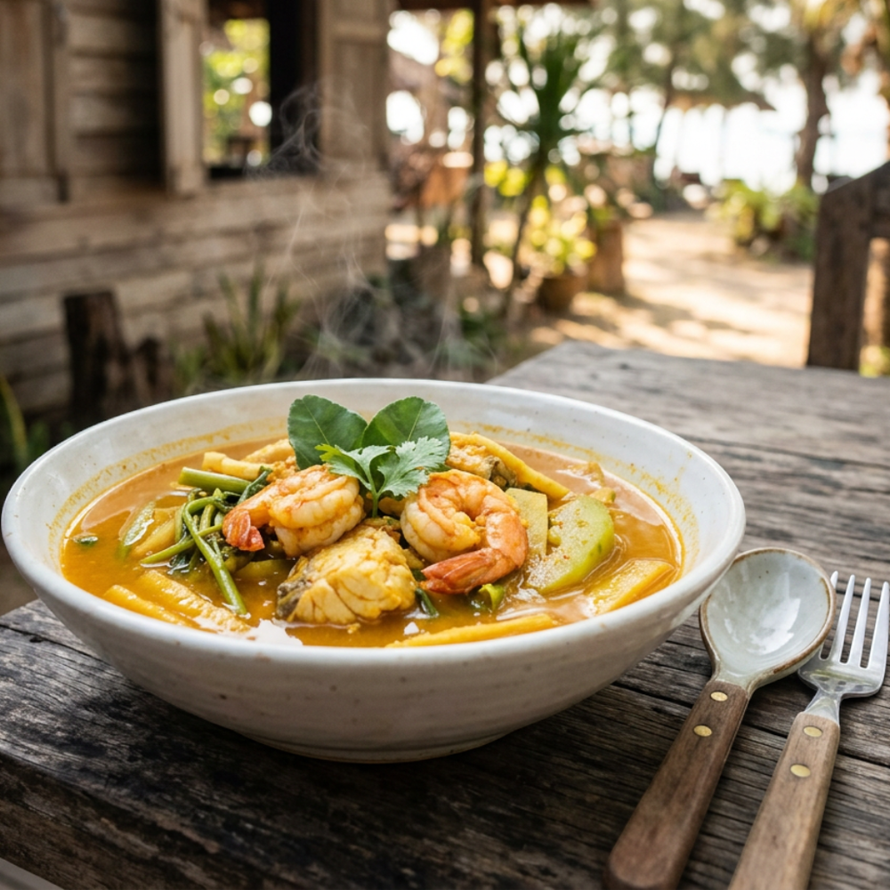 Local cuisine study in Koh Lanta, Thailand