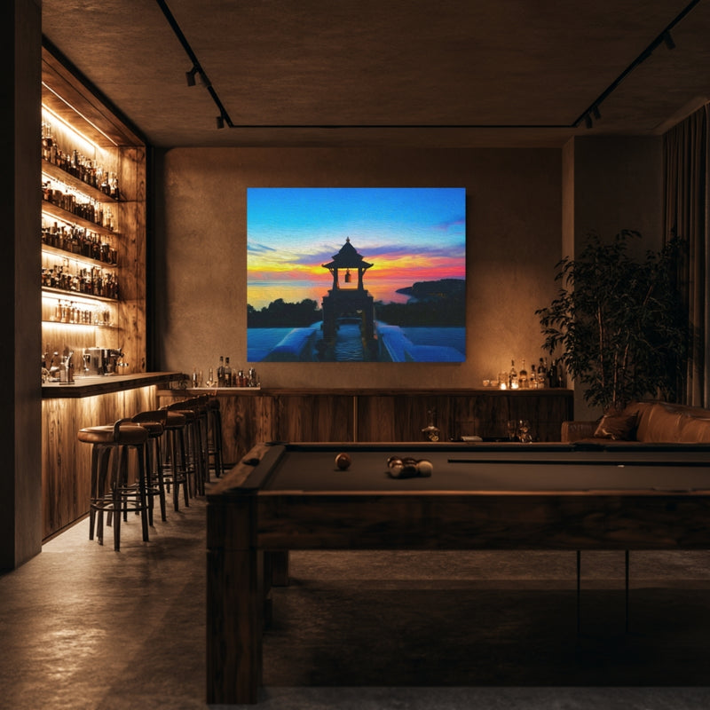 Sunset Bell Tower Shrine — Koh Lanta, Thailand, view 7