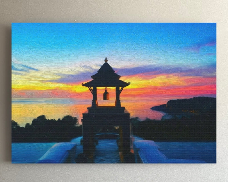 Sunset Bell Tower Shrine — Koh Lanta, Thailand