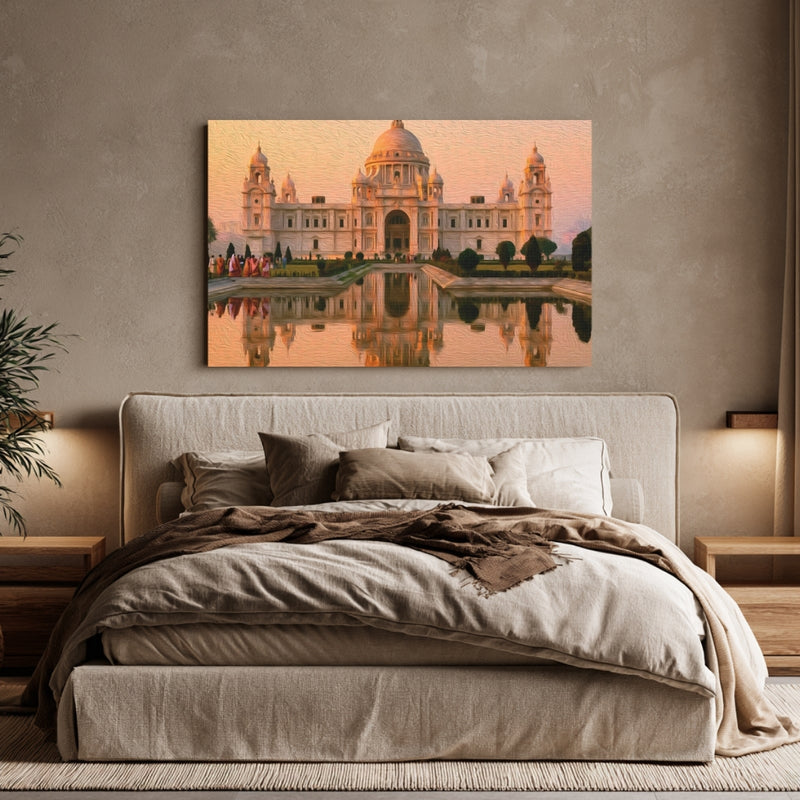 Victoria Memorial at Sunset — Kolkata, India, view 6