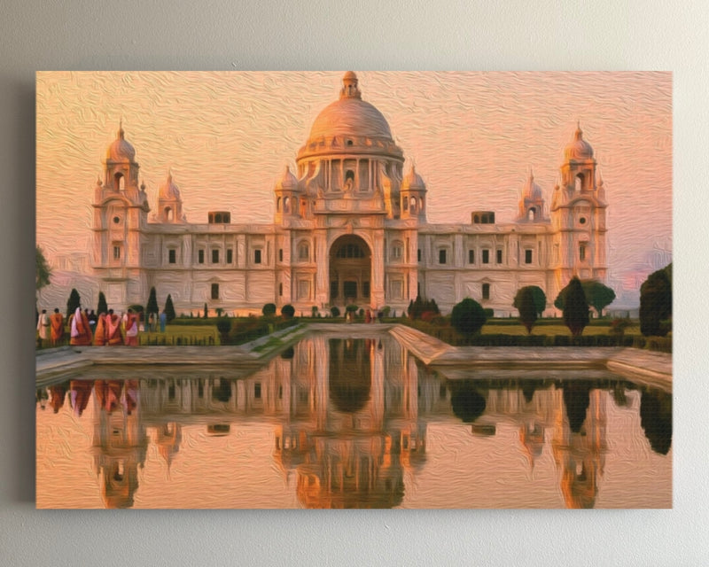 Victoria Memorial at Sunset — Kolkata, India
