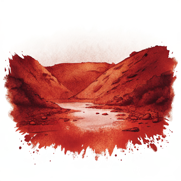 Komodo Island watercolor
