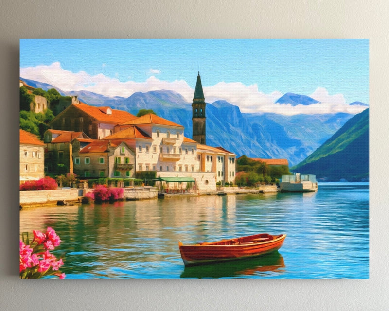 Perast Waterfront Village Bay — Kotor, Montenegro