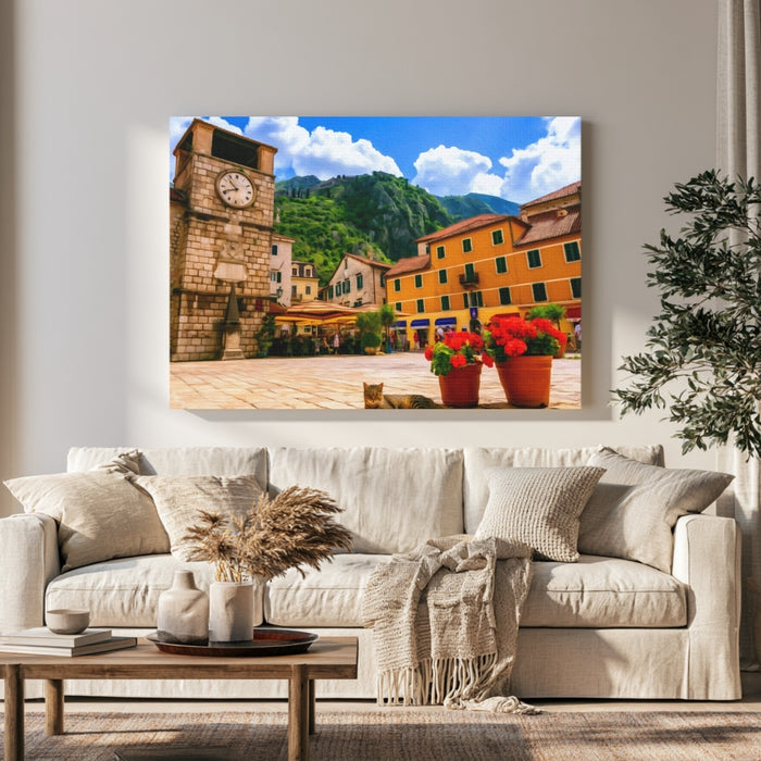 Kotor Arms Square Clock Tower