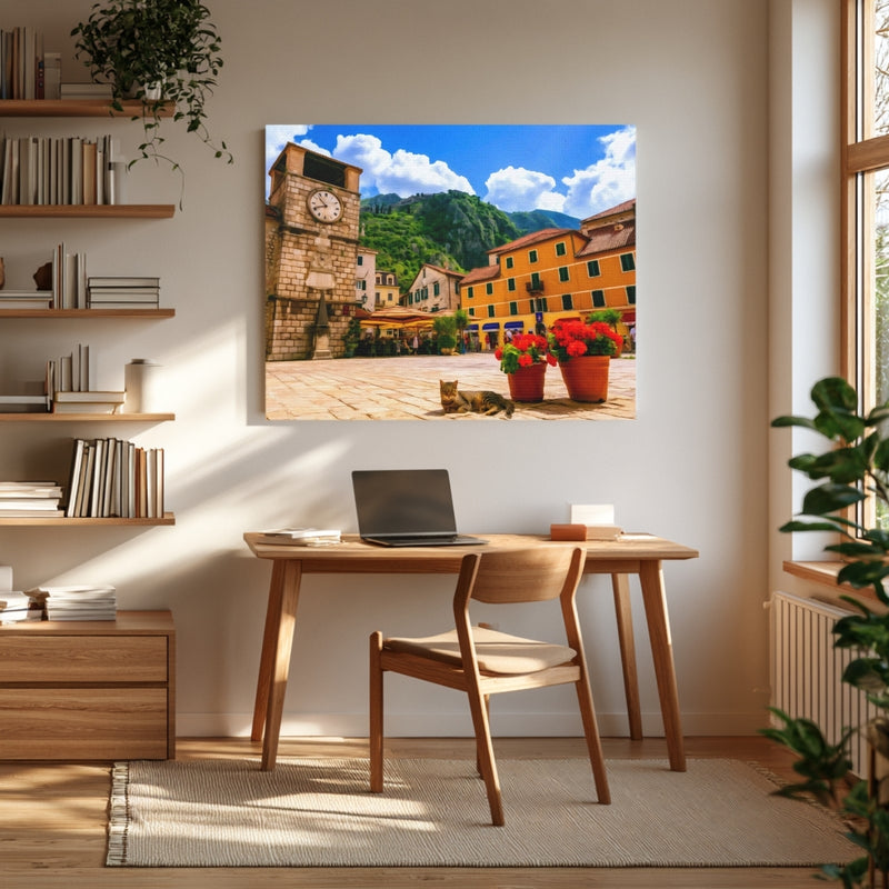 Kotor Arms Square Clock Tower — Kotor, Montenegro, view 4