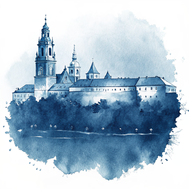 Krakow watercolor
