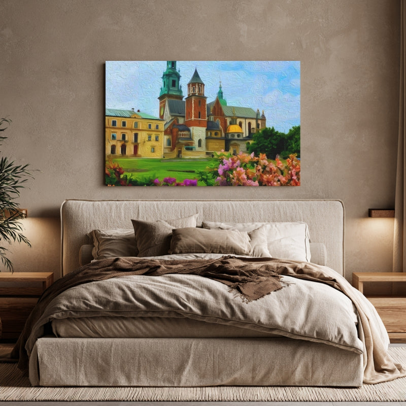 Wawel Cathedral Spring Gardens — Krakow, Poland, view 6